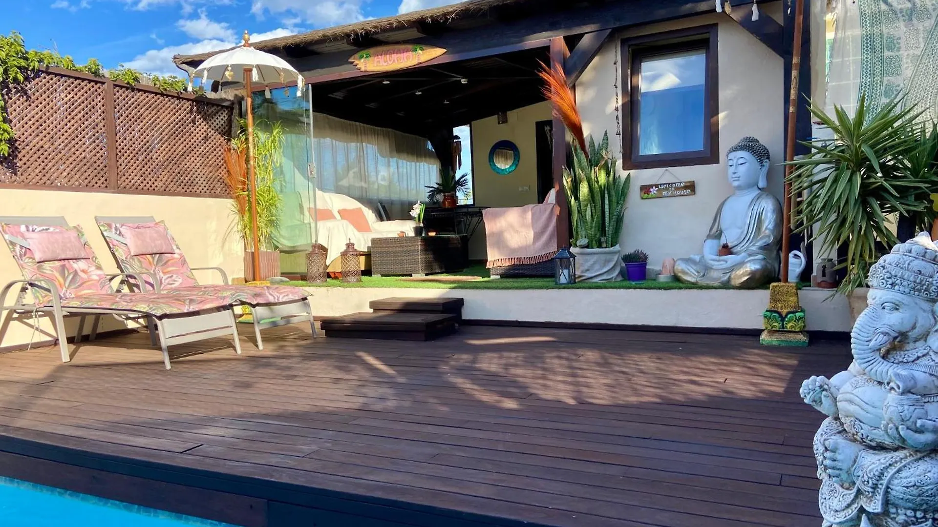 Bungalow Aloha, Piscina Privada, Playa Y Barbacoa Benalmádena 0*,