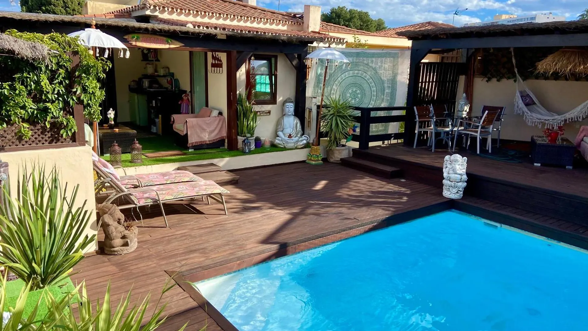 Bungalow Aloha, Piscina Privada, Playa Y Barbacoa Benalmádena Lejlighed