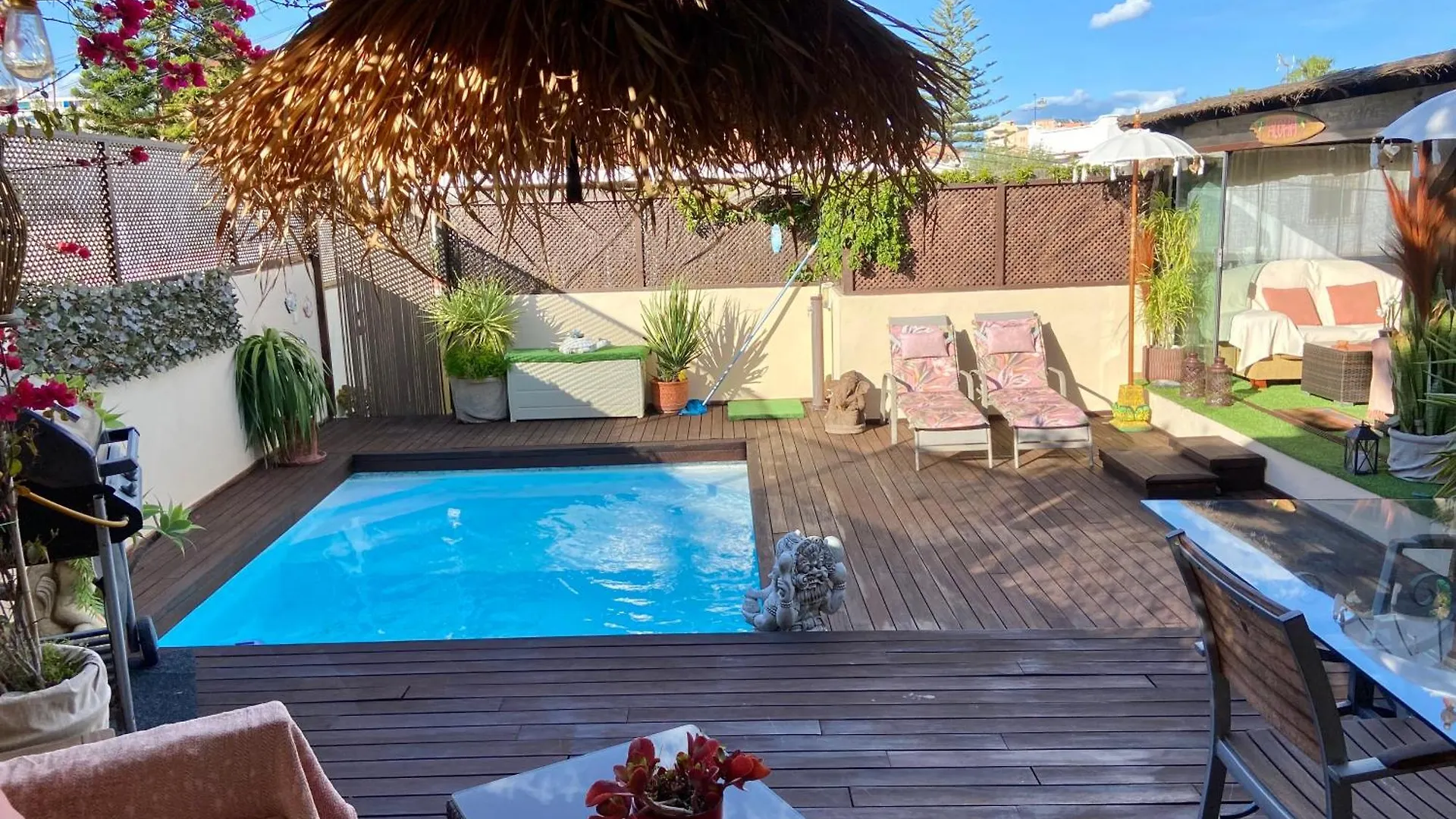 Bungalow Aloha, Piscina Privada, Playa Y Barbacoa Benalmadena 0*,