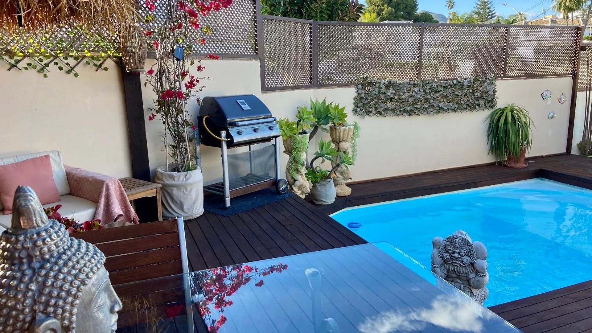 Bungalow Aloha, Piscina Privada, Playa Y Barbacoa Benalmadena Apartment